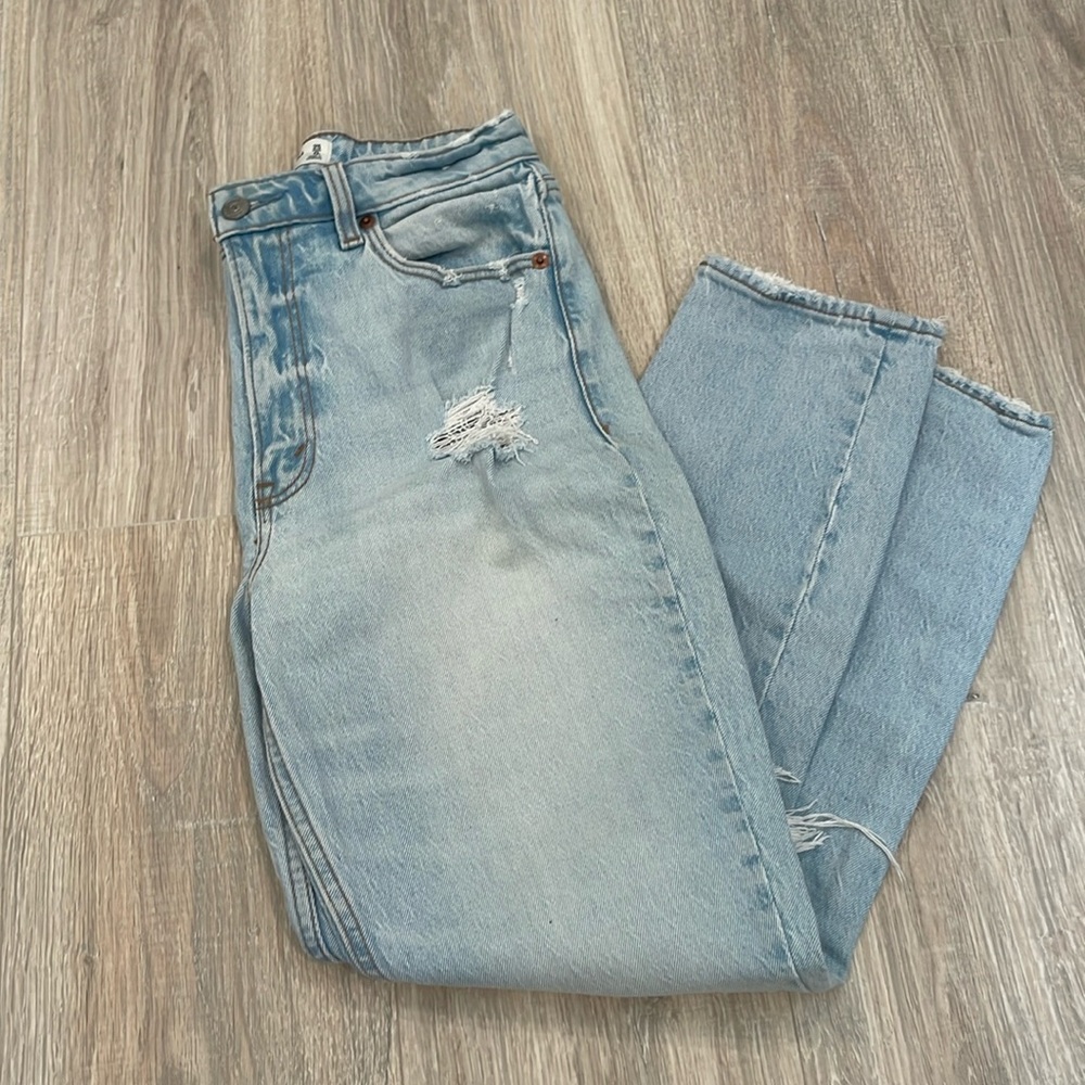 ABERCROMBIE CURVE LOVE ‘THE MOM HIGHRISE’ JEAN